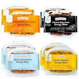 Epicured, Protein Energy Bites, (8 Packs = 16 Traditional Snack Bars), Variety Pack