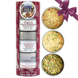 Wine & Cheese House Reserve Seasonings | | Gift Packaged Set of 3 Spice Blends | All Natural, Non GMO | Gourmet Infused Spice & Herb Blends | Perfect