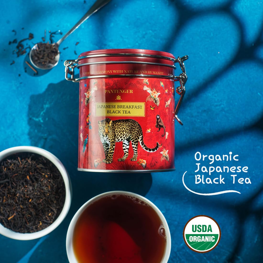 Organic Japanese Black Tea | Loose Leaf. 3.5 Ounce (50 Servings) | USDA Organic Black Breakfast Tea Leaves from Japan. Black Tea Loose Leaf. By