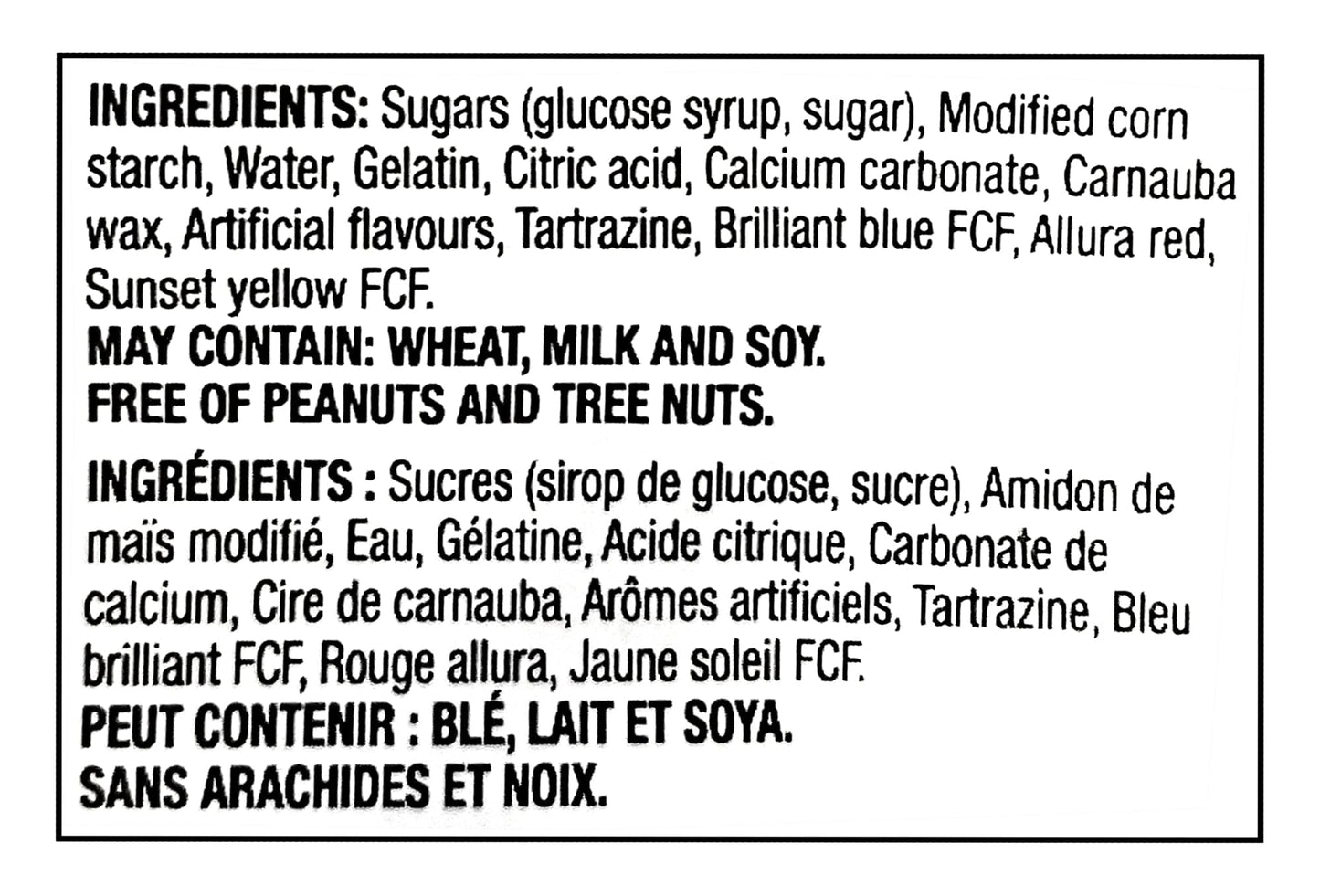 Huer Sprinkle Bears Gummies, Assorted Flavors, Rainbow Gummy Candy - 120g/4.2 oz