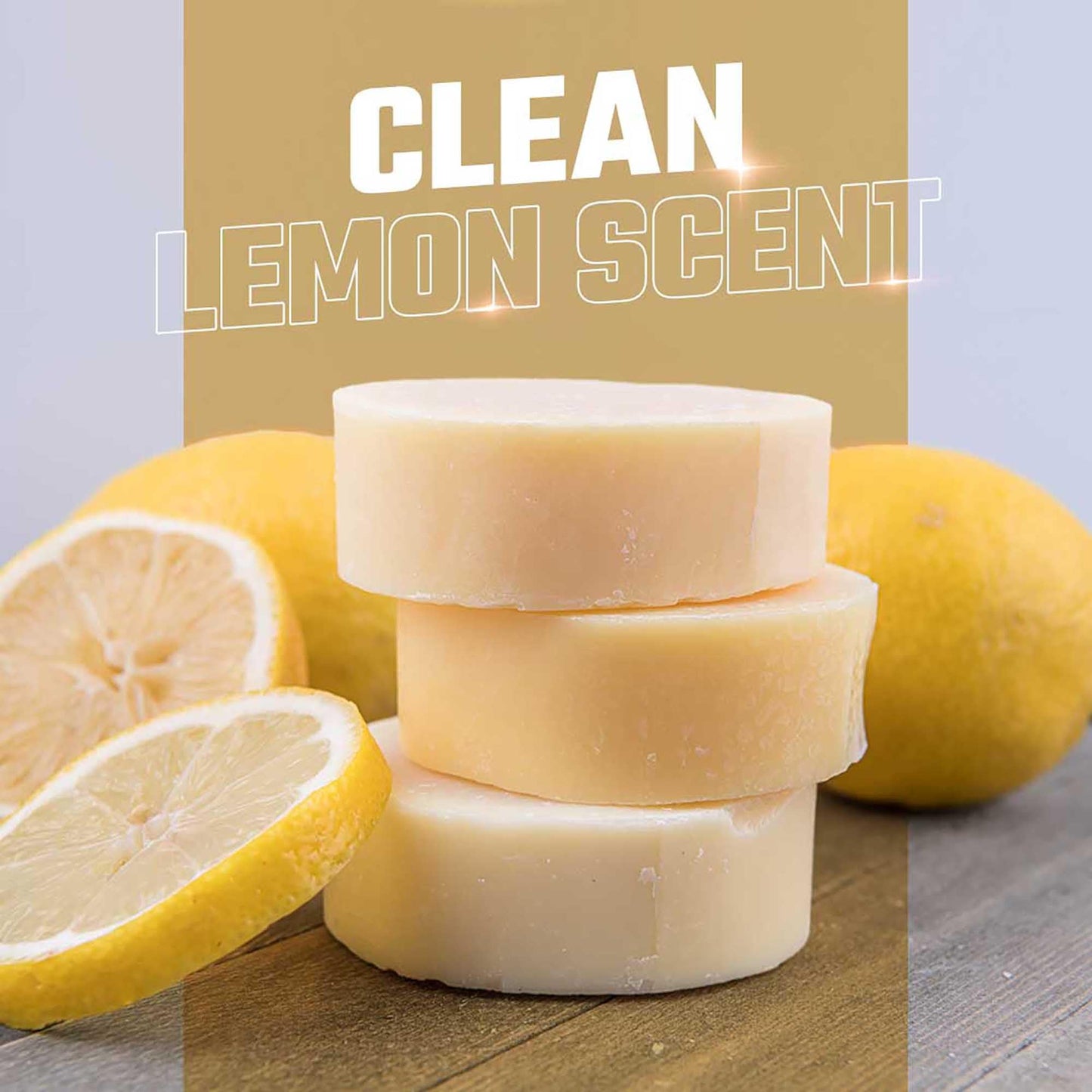 Old Town Soap Co. Lemon Dish Block Soap Bar - 3 Pack Natural Dish Soap Bar 4oz for Eco-Friendly Cleaning - Premium Dish Soap Block Alternative
