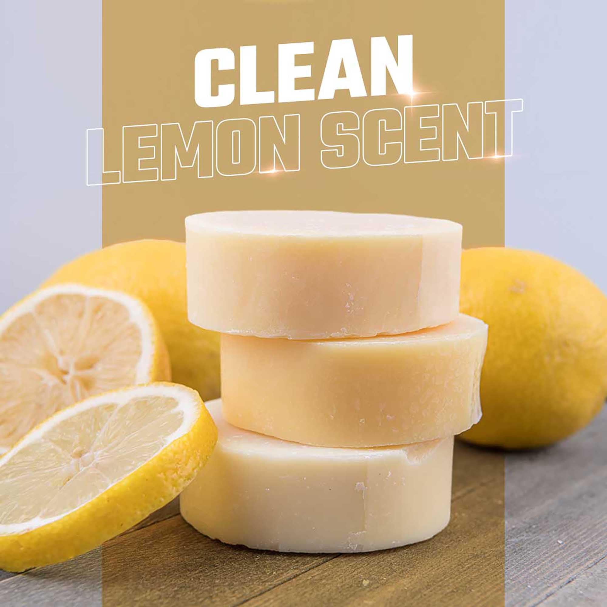 Old Town Soap Co. Lemon Dish Block Soap Bar - 3 Pack Natural Dish Soap Bar 4oz for Eco-Friendly Cleaning - Premium Dish Soap Block Alternative