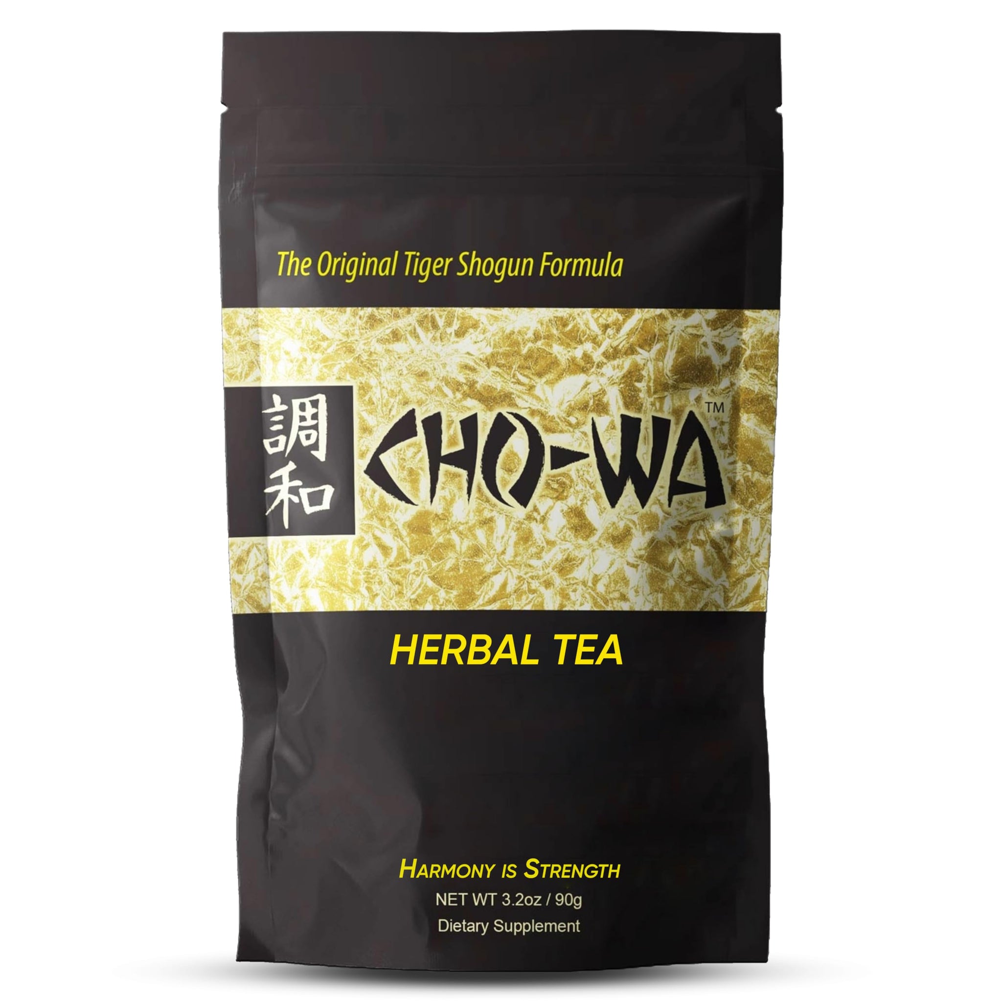 "HARMONY IS STRENGTH" CHO-WA Herbal Tea for Health Original Tiger Shogun Formula Dietary Supplement Chowa