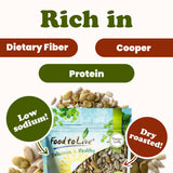 Food to Live Dry Roasted Sunflower and Pumpkin Seed Mix, 8 Ounces - Oven Roasted, No Oil added, Natural Snack, Rich in Protein, Perfect for Baking