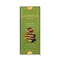 Godiva Dubai Style Milk Chocolate Bar, Gourmet Chocolate with Creamy Pistachio Filling & Crispy Kadayif, Premium Chocolate Gift for Mother's Day, 122g