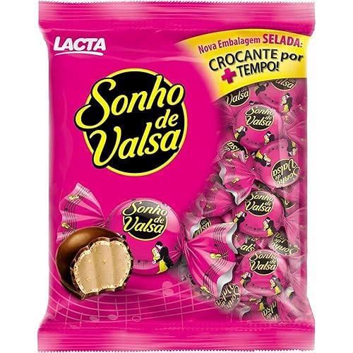 Bombom Sonho de Valsa - Lacta, Chocolate Candy Imported from Brazil (Pack of 1)
