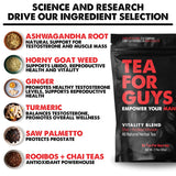 Tea For Guys: Vitality Blend - Natural Support for Testosterone, Libido, Male Fertility and overall Male Vitality | Herbal Tea for Mens Wellness - 20