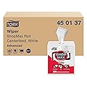 Tork ShopMax Heavy Duty Centerfeed Paper Towel White Self Dispensing, High Absorbency, 4 x 200 Sheets, 450137
