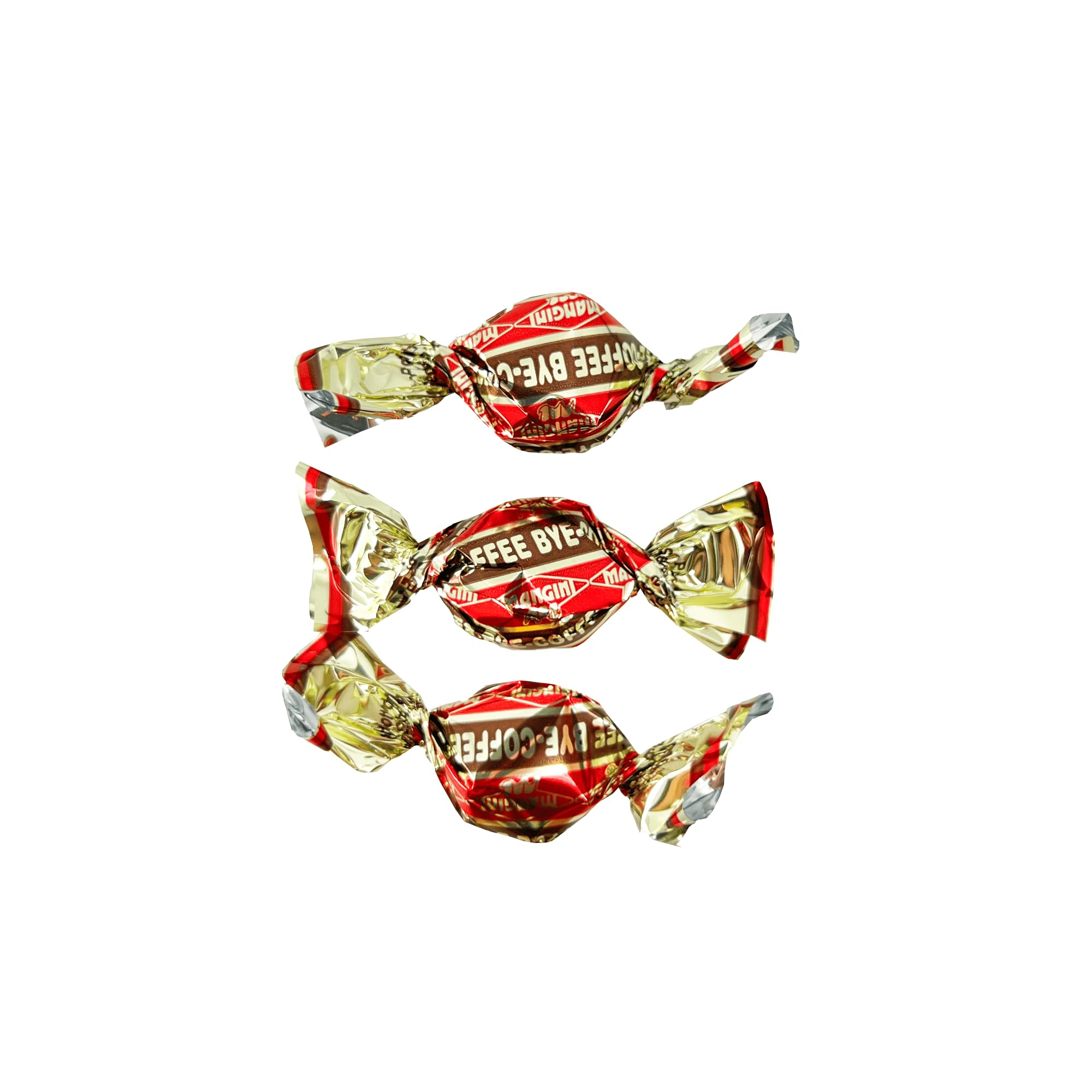 Sanniti Italian Hard Candy Caramelle | Gluten Free, No Preservatives | Product of Italy, 5.29 oz Bag (150 Grams, Coffee)