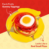 Raindrops Mini Gummy Pizza Candy, 1.4 Oz (Pack of 1) - Fun & Vibrant Pizza Gummies - Made with Delicious & Various Candies - Perfect for Parties