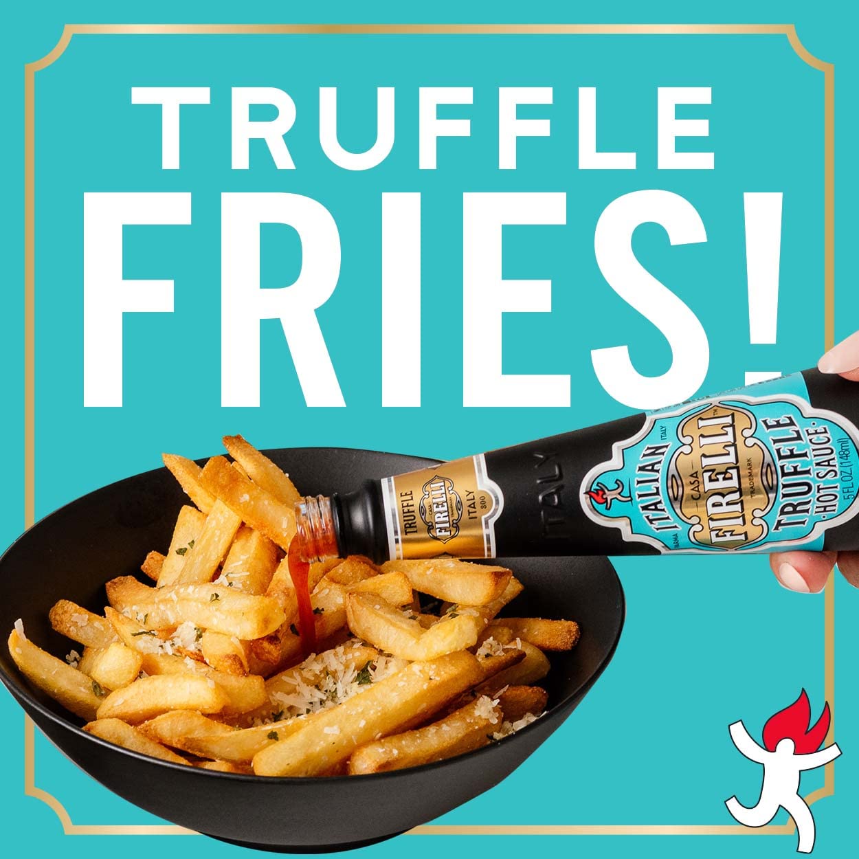 FIRELLI Truffle Hot Sauce - 5oz Bottle (Pack of 2)