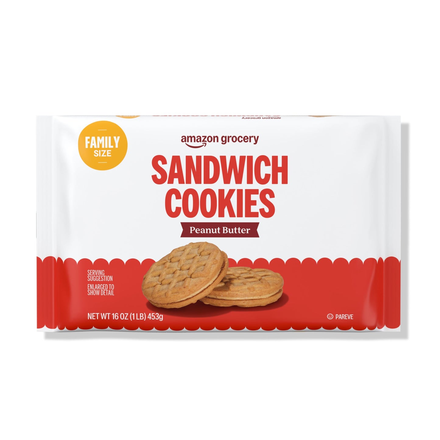 Amazon Grocery, Peanut Butter Sandwich Cookies, 1 Lb