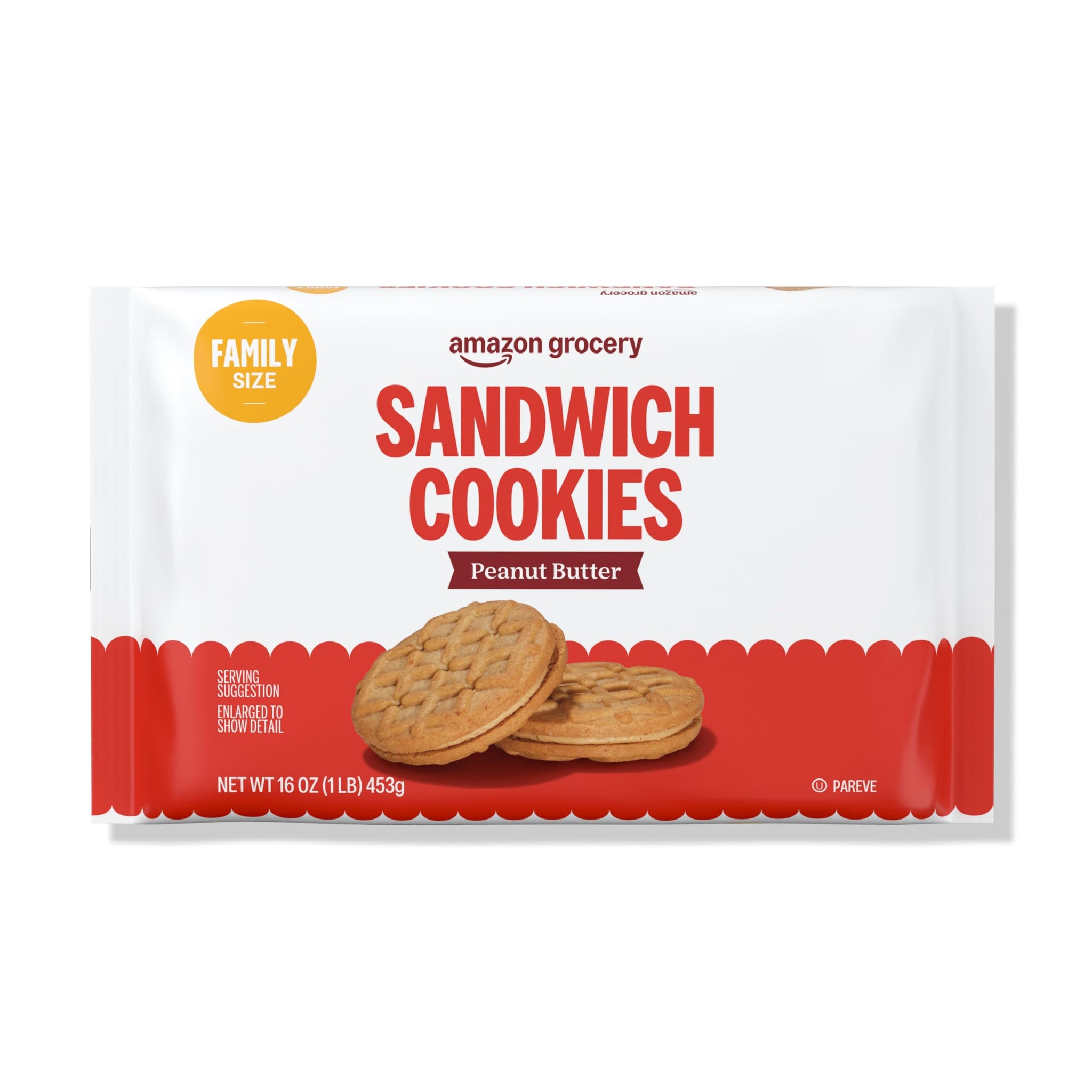 Amazon Grocery, Peanut Butter Sandwich Cookies, 1 Lb