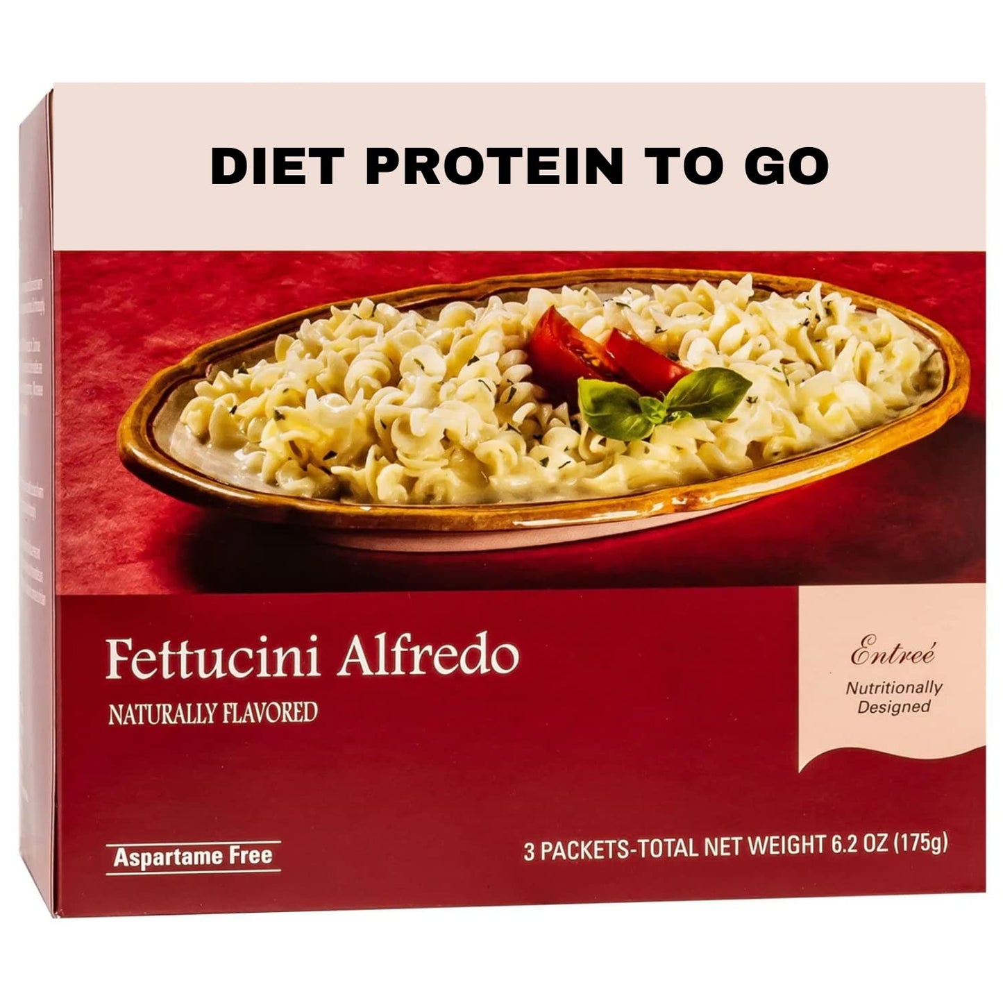 DPTG - Creamy Fettuccini Alfredo Pasta, High Protein, Low Calorie, Low Carb Keto Pasta Noodles, Bariatric Surgery Must Haves, Ideal Protein
