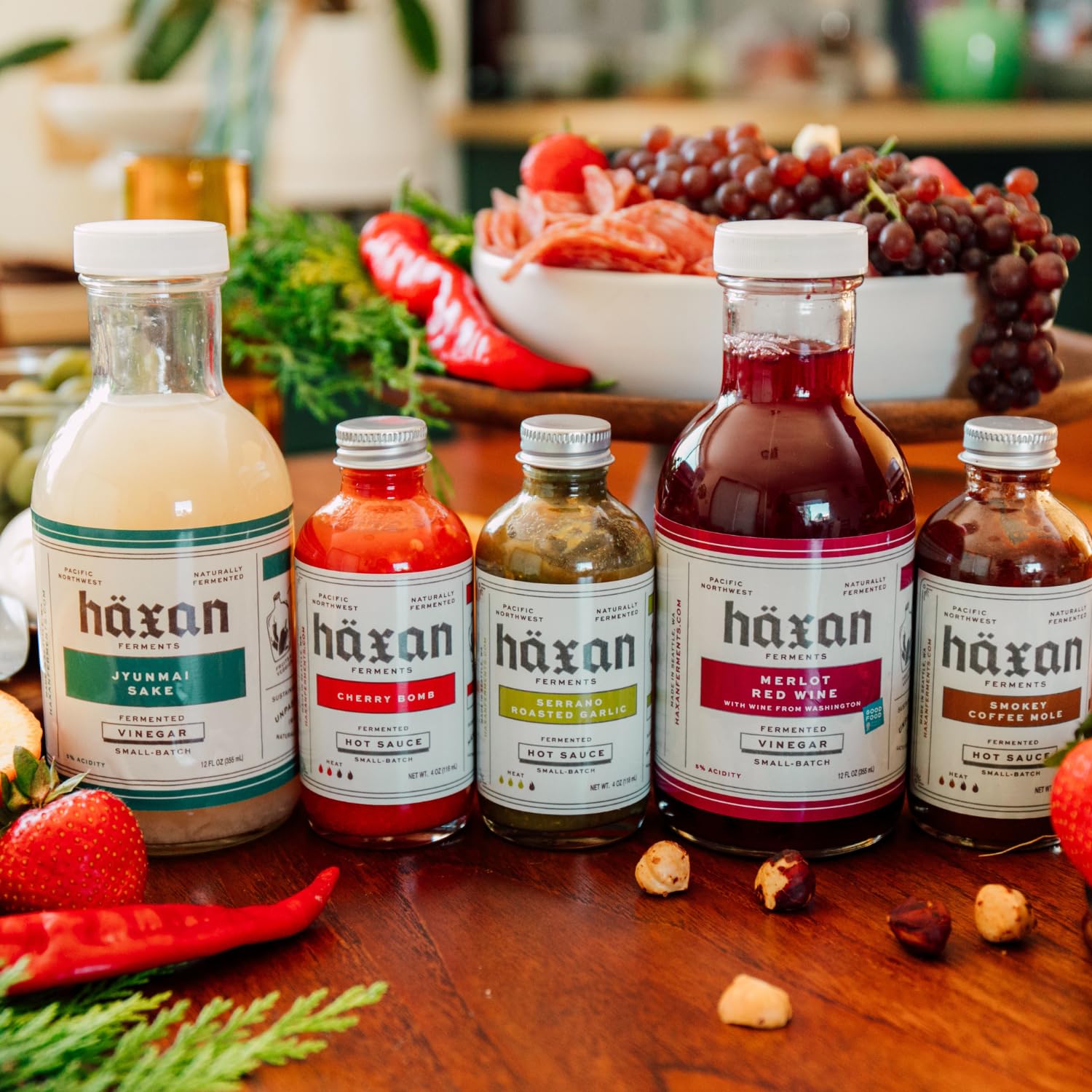 Haxan Ferments Smokey Coffee Mole Hot Sauce | Medium Heat | Rich Blend of Cold Brew Coffee, Cacao, Jalapenos, and Dried Peppers | Perfect for Chili