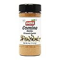 Badia Ground Cumin, 4 oz - Comino Molido, Warm & Earthy Spice for Latin, Indian & Mediterranean Dishes