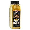 Spicy World Curry Powder 14.4 oz Jar - Authentic Blend of 9-Indian Spices, Premium Quality Blend for Curries, Vegetables, And More - All-Natural