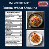 Pasta Santa Lucia Capellini, Pack Of 10 (16 oz Each), Authentic Italian Angel Hair, 100% Durum Wheat Semolina, Non-GMO, 100% Vegan, Fast 5 Minute