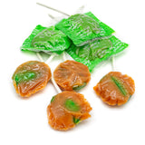 Caramel Apple Pops 2 lb - Suckers with Chewy Coating and Hard Center, Individually Wrapped Lollipops, Gluten Free Candy