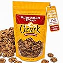 OZARK NUT ROASTERS, Salted Caramel Pecans, Sweet & Salty Flavored Snacks, World-Class Gourmet Candied Nuts, Resealable Pack of 1 (14 Ounces)