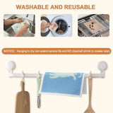 SEIBER Swedish Dishcloths for Kitchen Reusable,10 Pack Washable Dish Rags,Super Absorbent Reusable Towels Washable, Non-Scratch Cellulose Sponge