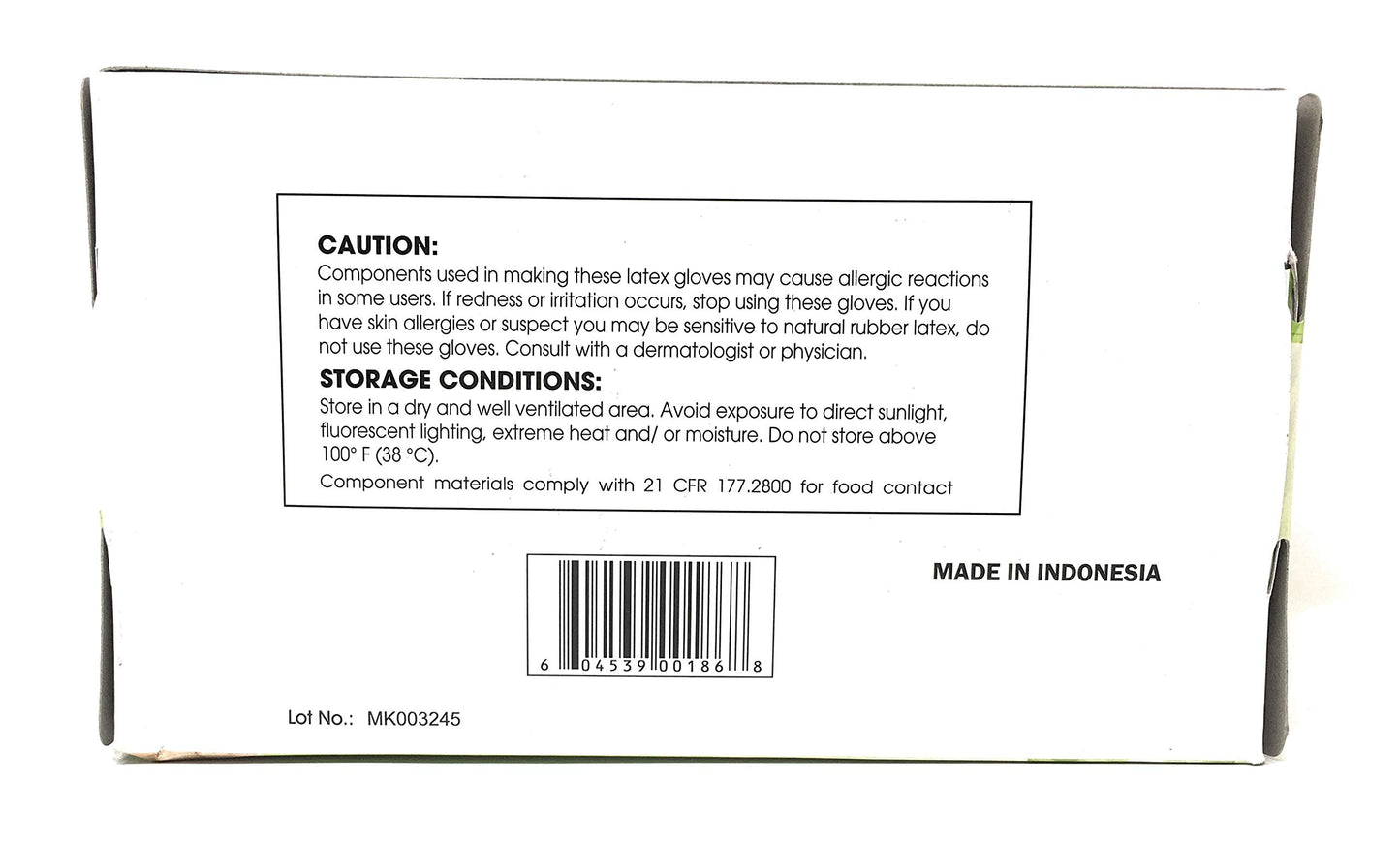 Emerald Digi-Gloves, Powder Free Disposable Latex Gloves (Large)