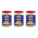 Louisiana Seasoned Chicken Fry Batter Half Gallon - 2.88 lbs (Pack of 3) - Crispy Southern Coating Mix for Fried Chicken - Delicious and Convenient