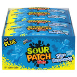 Sour Patch Kids Blue Raspberry Candy, Soft & Chewy Gummies, Sour Then Sweet, 2 oz Individual Bags, Bulk Pack (24 Count), Party Snacks & Lunchbox