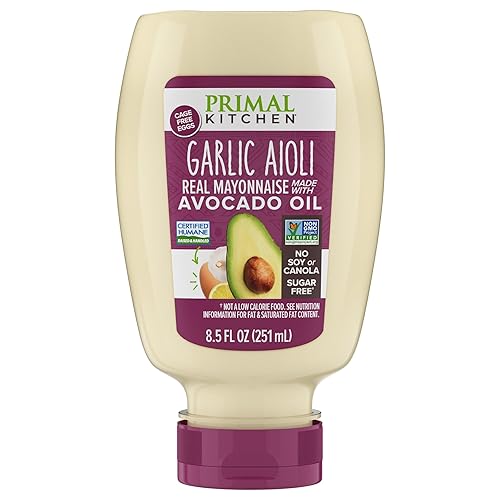 Primal Kitchen Garlic Aioli Mayo Squeeze, 8.5 ounce
