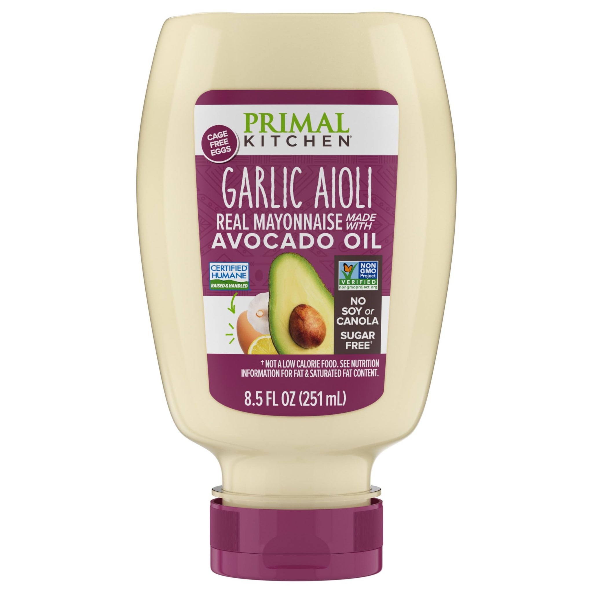 Primal Kitchen Garlic Aioli Mayo Squeeze, 8.5 ounce