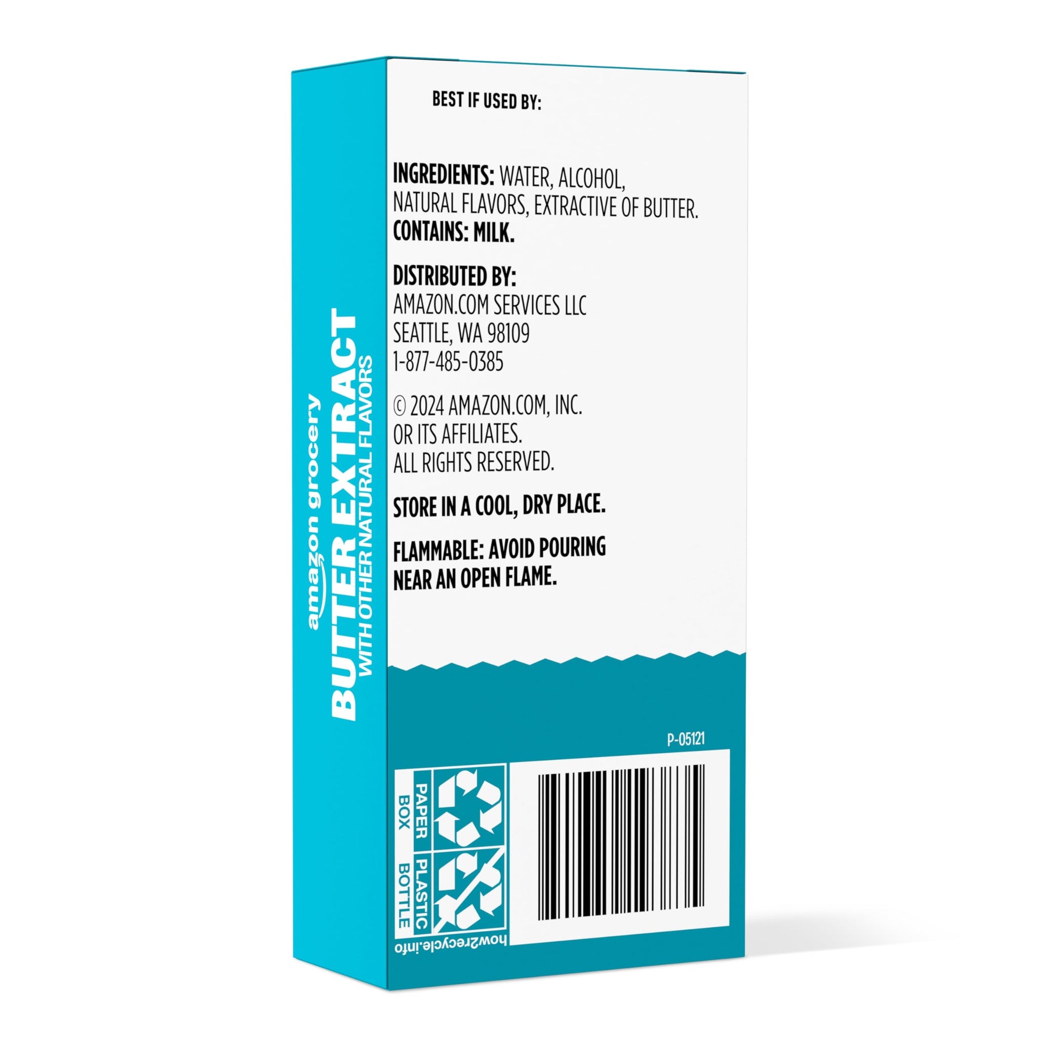 Amazon Grocery, Butter Extract, 1 Fl Oz