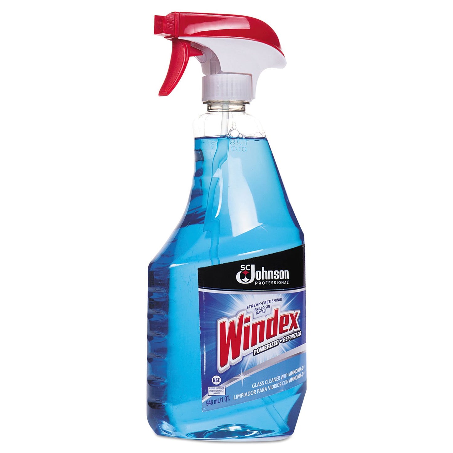 Windex® Glass Cleaner with Ammonia-D - Capped with Trigger, Blue (695237)