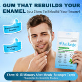Remineralizing Gum with Nano Hydroxyapatite and Xylitol, Sugar Free, Aspartame Free, Mint Flavor, Effectively maintains fresh breath and oral health