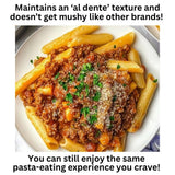 Gina's Italian Cuisine Low Carb/Low Calorie Healthy Pasta, Penne - 100 Calories/Serving Low Net Carbs, High Fiber, High Protein, Plant-Based, Vegan