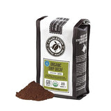Charleston Coffee Roasters | Specialty Organic Ground Coffee | Hand Picked, Premium Slow Roast (SWP Decaf, Dark Roast) 12 Oz