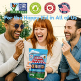Happy Snacks Animal Crackers - Non-GMO, (Vegan) Plant Based, Nut & Peanut Free, Fortified with Essential Vitamins & Minerals, No Artificial