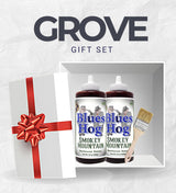 2x Blues Hog BBQ Sauce Smokey Mountain 24 oz Bundle with Flat Chip Brush - Hickory-Smoked Basting and Finishing Sauce for Meats and Sides - Gift Set