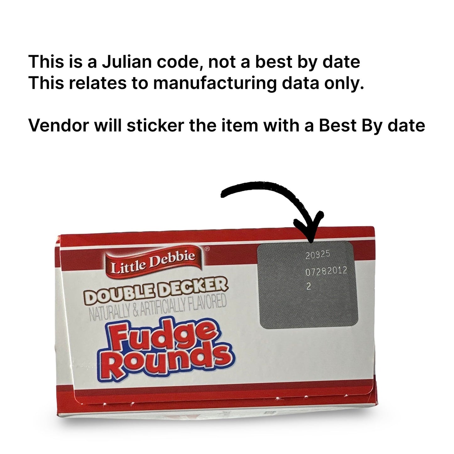 Little Debbie Double Decker Fudge Rounds, 3.9 Oz Each | Mega Sized Single Serve Snack Cakes, Pack of 6