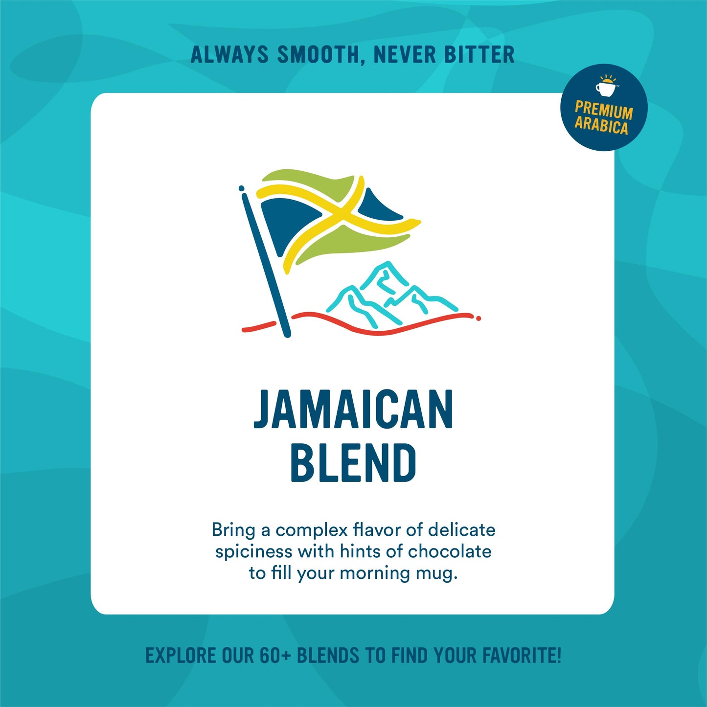 Cameron's Coffee Roasted Ground Coffee Bag, Jamaican Blend, 10 Ounce (Pack of 6)