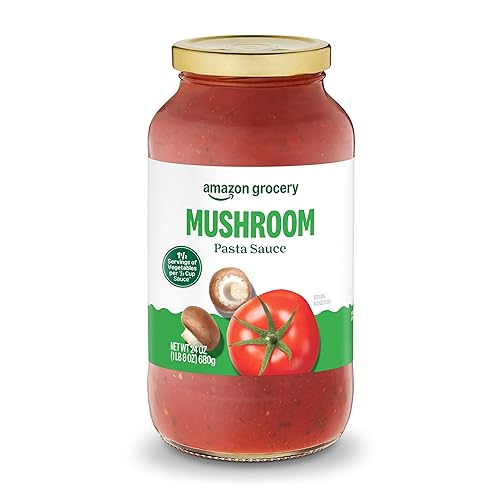 Amazon Grocery, Mushroom Pasta Sauce, 24 Oz
