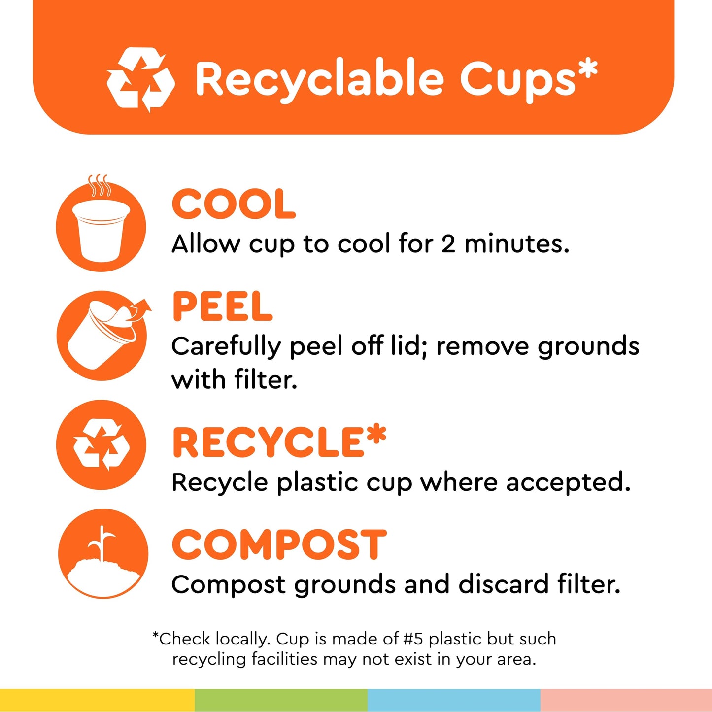Biggby French Roast, Single Serve Coffee, Recyclable Plastic Cups, 80 Count Box, Dark Roast