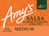 AMYS Salsa Medium GF ORG, 14.7 OZ (Pack of 6)