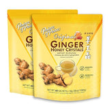 Prince of Peace Instant Ginger Honey Crystals Original, 60 Sachets - pack of 2 - Instant Hot or Cold Beverage that Soothes Throat - Easy to Brew