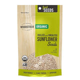 Woodstock Organic Hulled Raw Sunflower Seeds 12 Oz (Pack of 8)