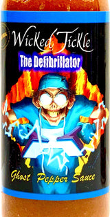 Wicked Tickle The Defibrillator Ghost Pepper Hot Sauce, 5 oz