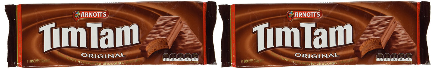 Arnott's Tim Tam | Full Size | Made in Australia | Choose Your Flavor (2 Pack) (Original Chocolate)