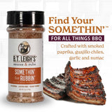 Somethin' For Rubbin' | Sweet & Savory Gourmet, Small Batch, Award-Winning, Gluten-Free, Vegan-Friendly Barbecue Rub & Seasoning | All Natural, No