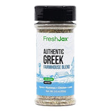 FreshJax Authentic Greek Seasoning - 3.2oz | Mediterranean Herb Blend for Chicken, Lamb, Seafood, Gyros, Veggies | Perfect for Grilling, Roasting