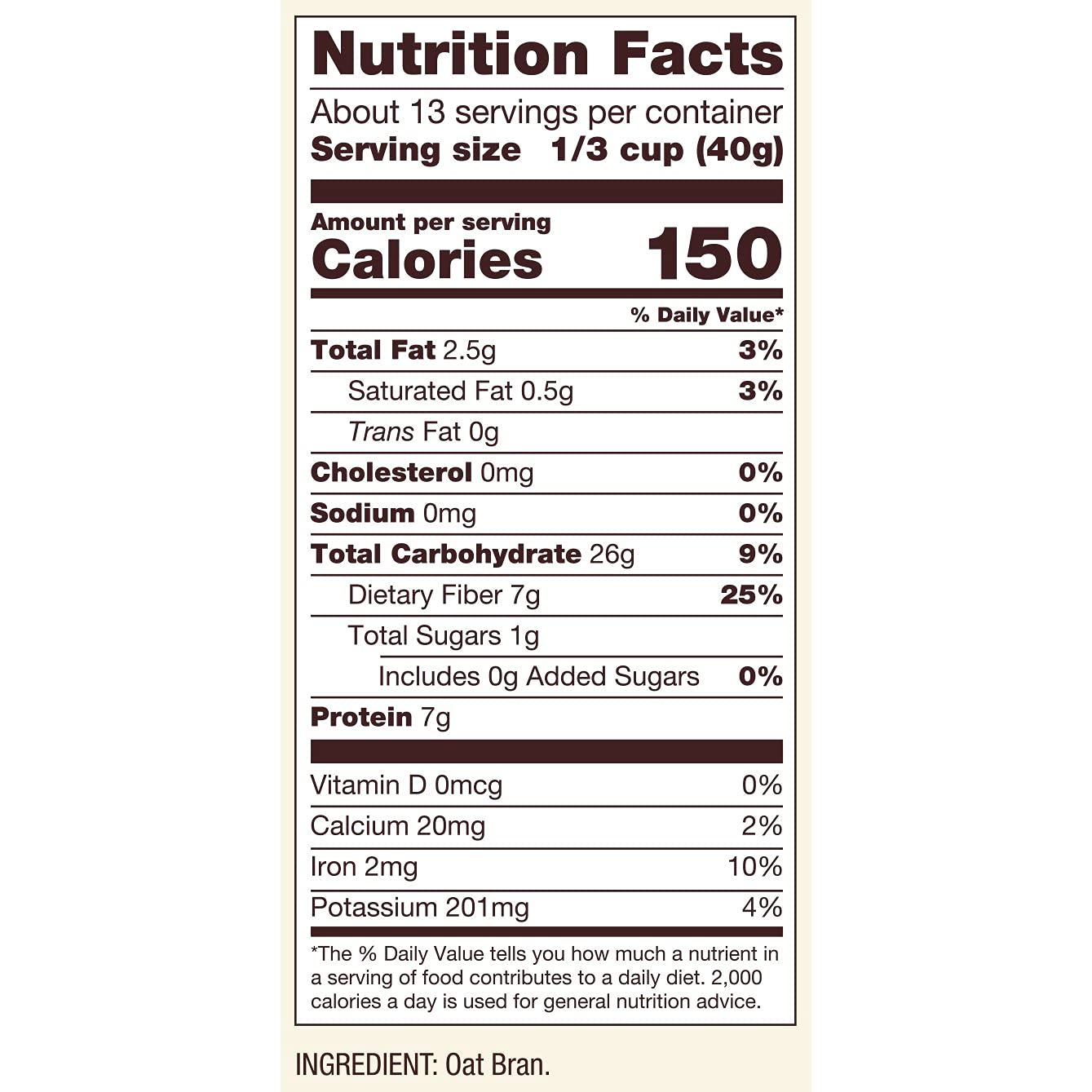 Bob's Red Mill Cereal Oat Bran, 18-Ounce (Pack of 4)