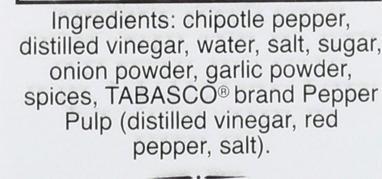 Tabasco, Chipotle Pepper Sauce, 5 Fl Oz(Pack of 6)